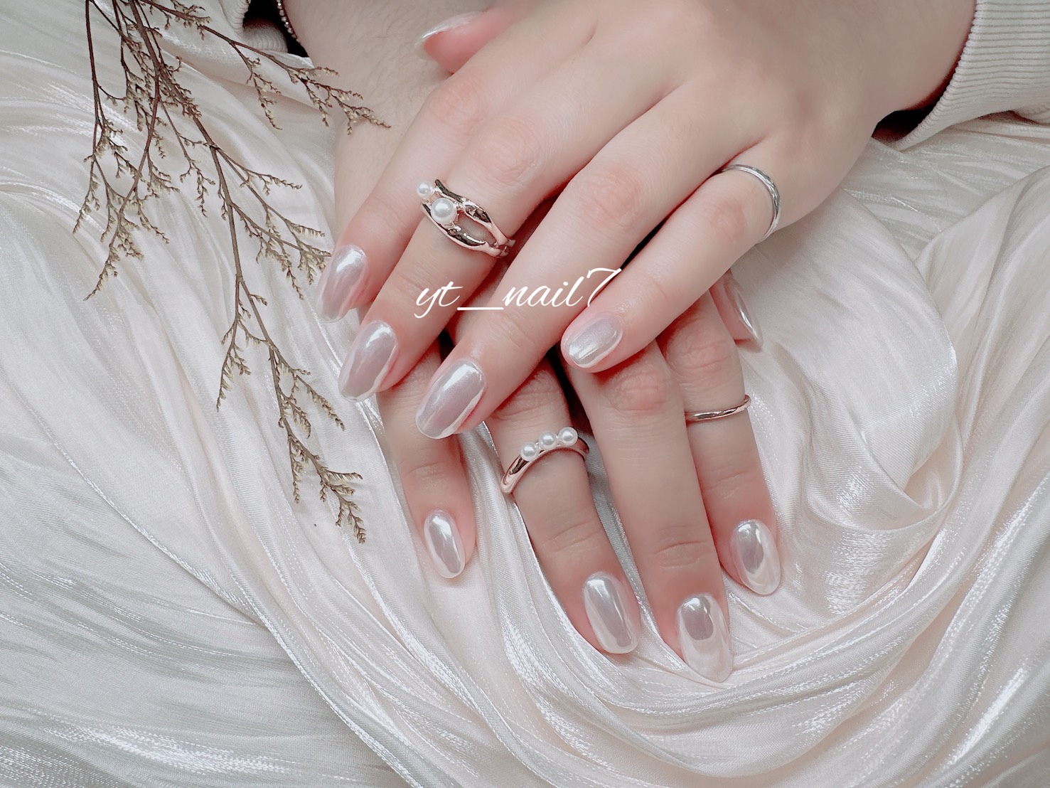 yt_nail7 奶油色系背景